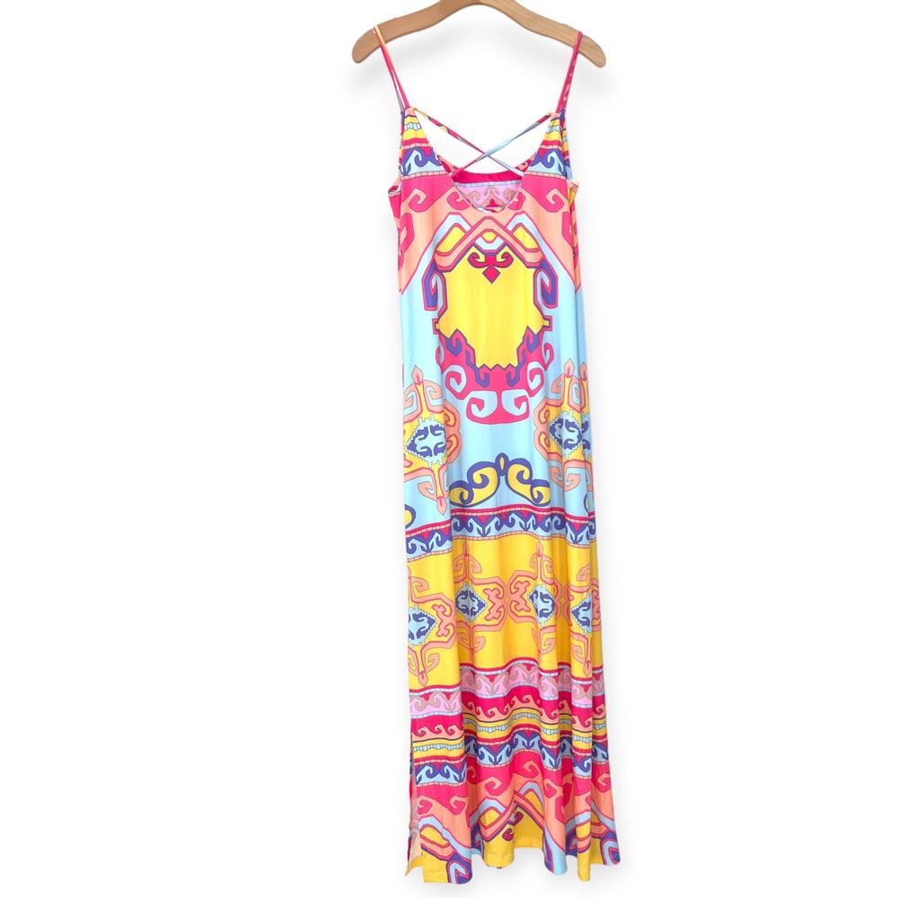 Jean-Pierre Klifa | NWT | Large | Grecian Spaghetti Strap Maxi Sheath Dress $159 - Picture 2 of 7